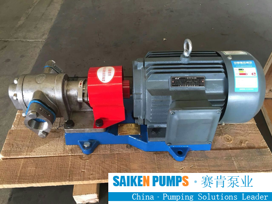 Stainless steel gear pump is suitable for different corrosive media