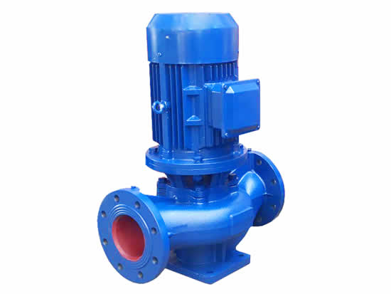 What is the pressure of the vertical pipeline pump