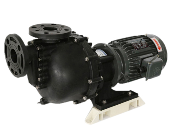 FRPP and PVDF self-priming pumps