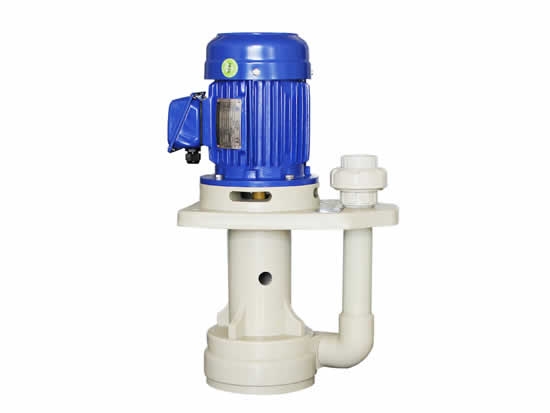 Corrosion resistant vertical pp chemical pump