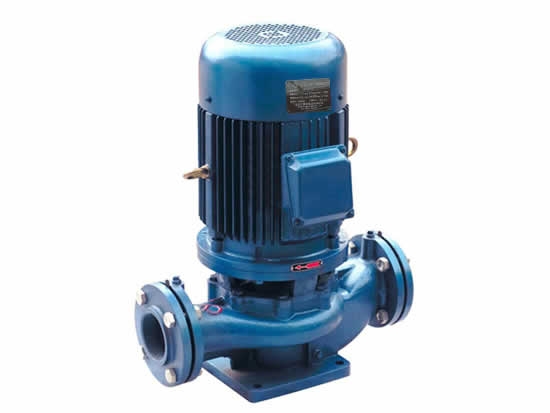 ISG vertical pipeline pump